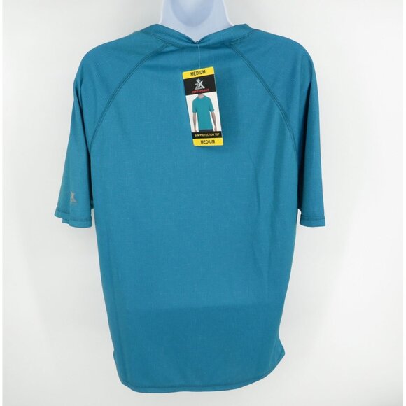 Zeroxposur Mens Lightweight Quick Dry Stretch Shirt Medium Blue NWT $48 - Picture 3 of 4